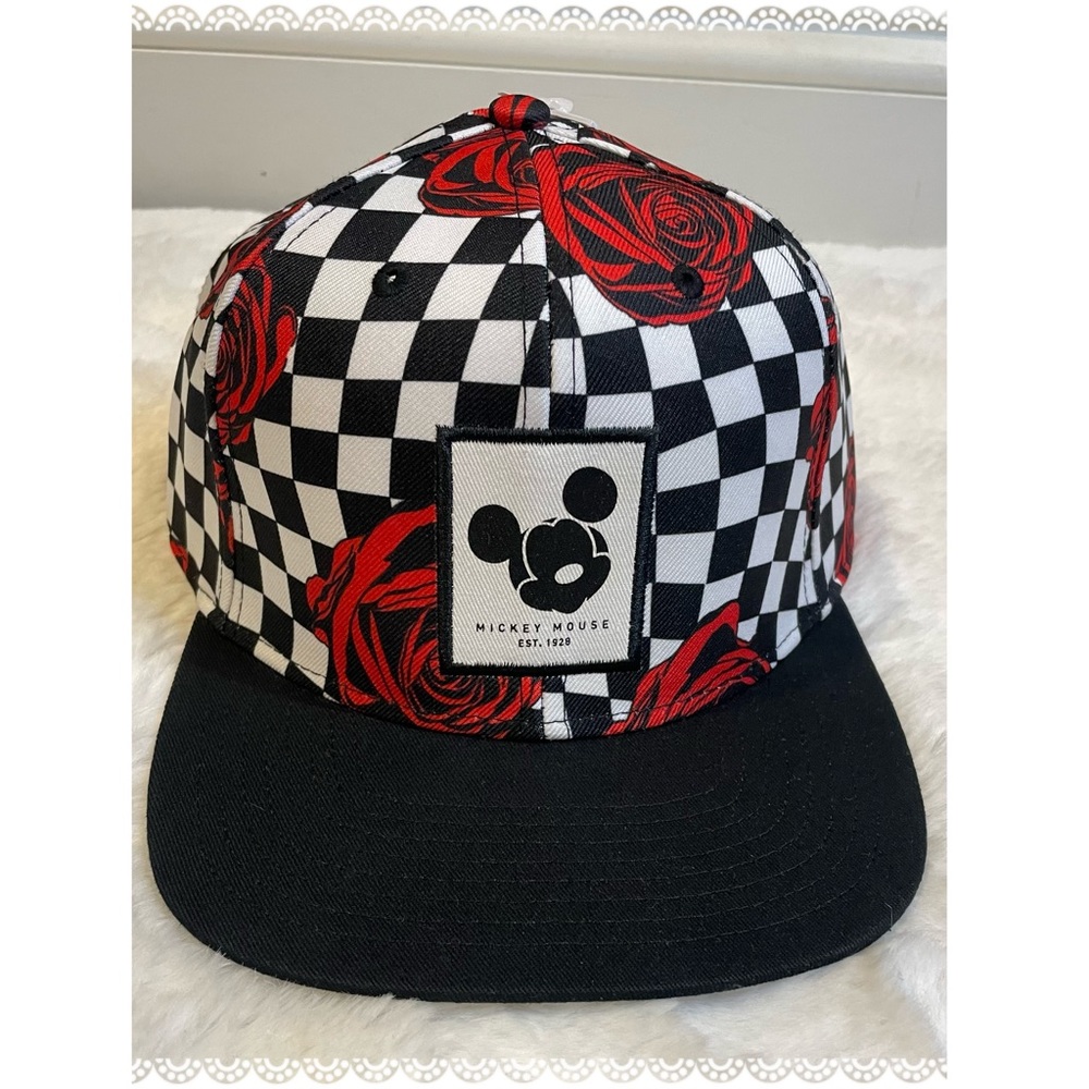 Neff Disney Mickey Mouse floral hat snapback adjustable cap, one size .